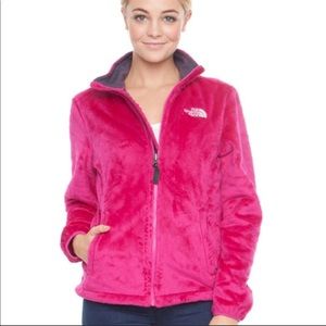 Fur North Face Jacket - Pink S